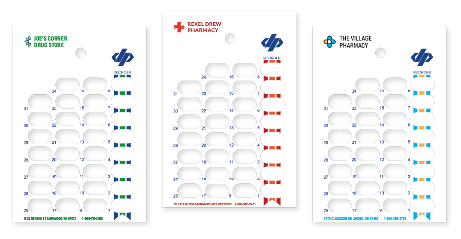 Medication Blister Pill Cards - Pillcards.com